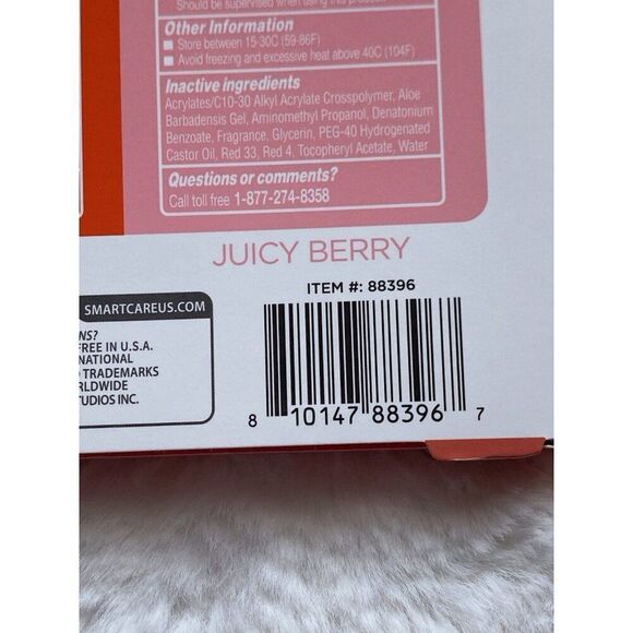 3 Pk 1 Fl Oz Smart Care Scented Hand Sanitizer Spray Berry Passion Fruit Citrus - Picture 11 of 12